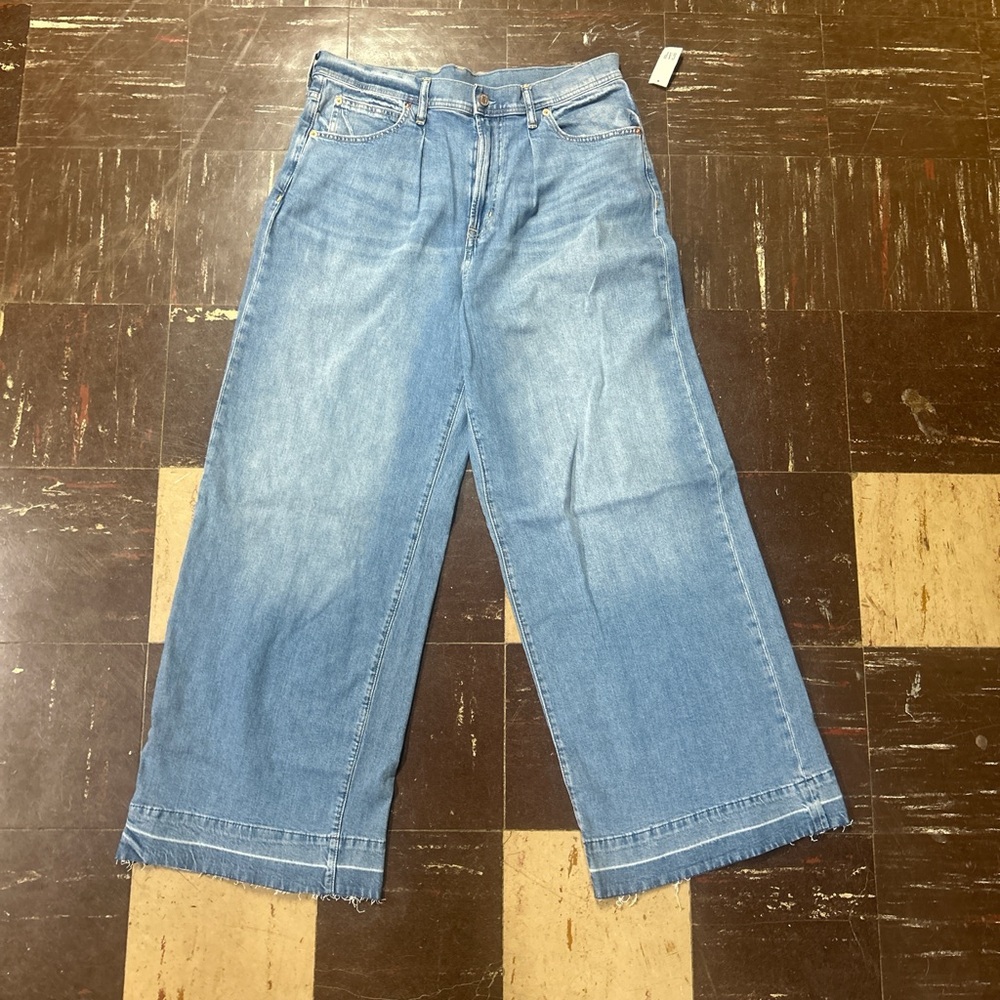 GAP Blue Flare Wide Leg Jeans